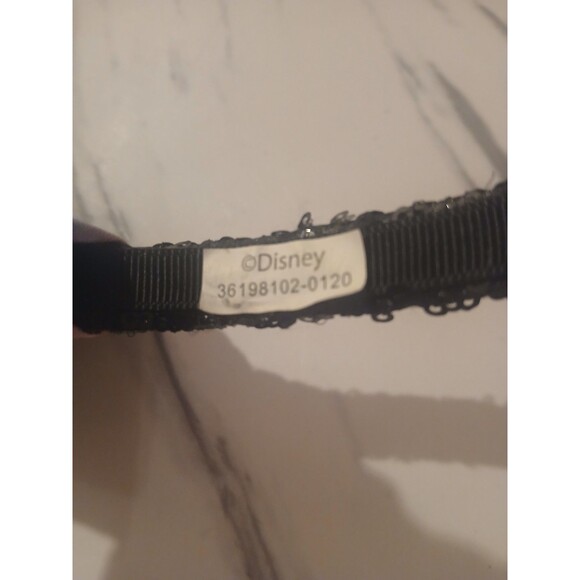 Black Sequin Mouse Ears Tie Dye Bow Headband Mickey Minnie - Picture 4 of 5